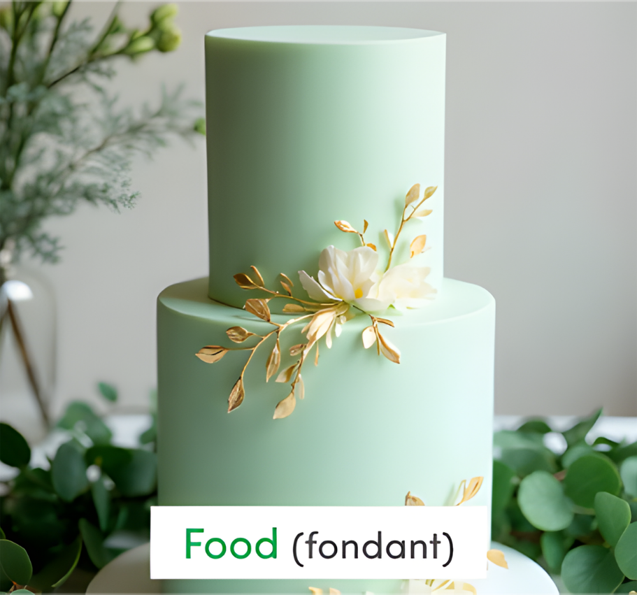 Glycerine in food and fondant